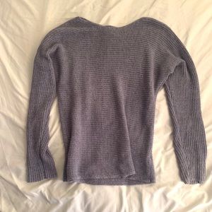 Lilac Oversized Tight-Knit Sweater